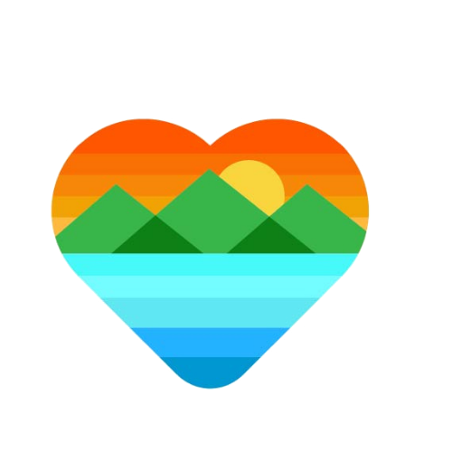 Loving Earth heart logo